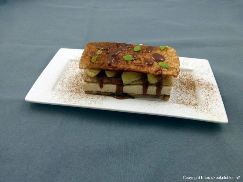 Kaneelparfait met appel